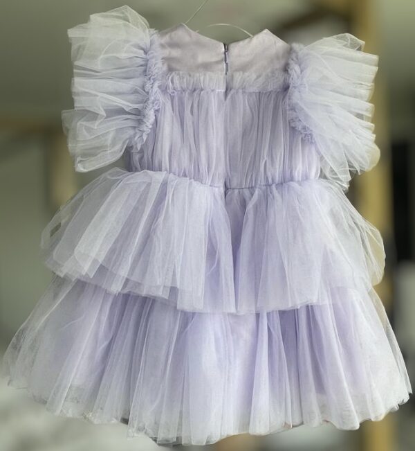 Little Girls Lavender Tulle Puff Dress ReTheRun